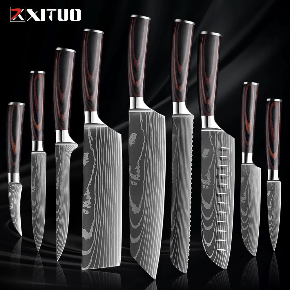 Stainless Steel Kitchen Knife Set