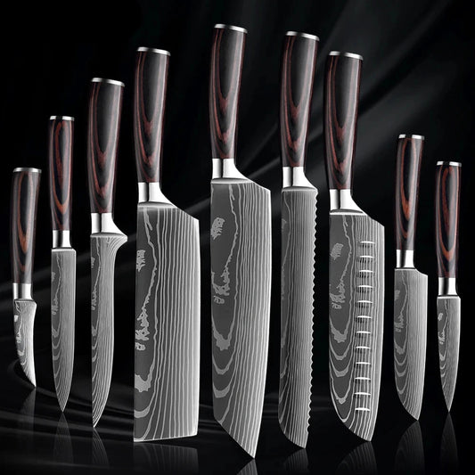 Stainless Steel Kitchen Knife Set