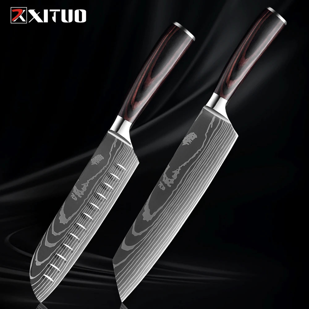 Stainless Steel Kitchen Knife Set