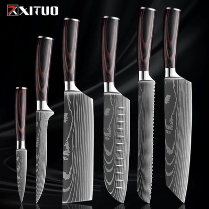 Stainless Steel Kitchen Knife Set