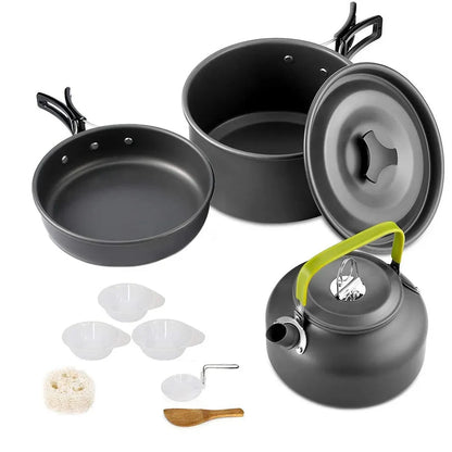 Lightweight Aluminum Camping Cooking Set